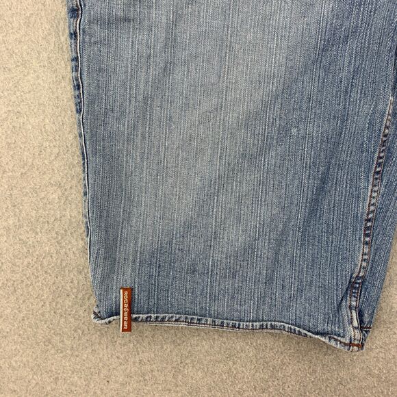 Roca Wear Shorts Mens 38 X 14 Big & Tall Flap Pockets Light Wash Embroidered - Picture 4 of 16